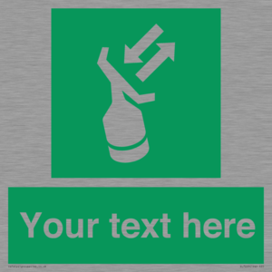 Custom sign safe condition Search and rescue transponder